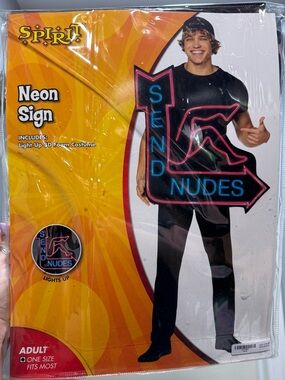 Spirit Halloween Neon Sign Foam Costume